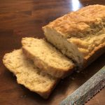 A loaf of bread on a table