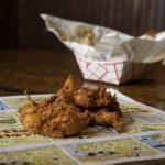 Chicken tender on the table