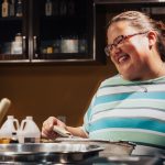 Kristen reacts to students.