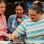 Kristen Hasan teaches students.