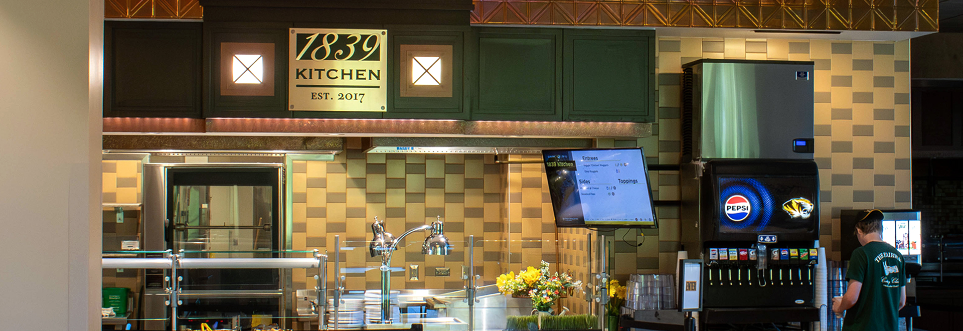 Service counter at 1839 Kitchen